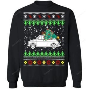 Fiat 500 Ugly Christmas Sweater, Perfect Holiday Gift