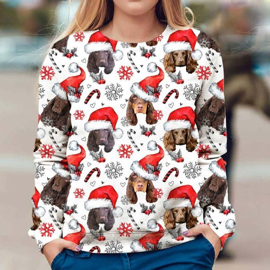 Field Spaniel Ugly Christmas Sweater, Perfect Holiday Gift