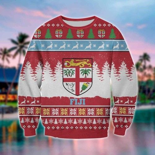 Fiji Island Country Ugly Christmas Sweater,