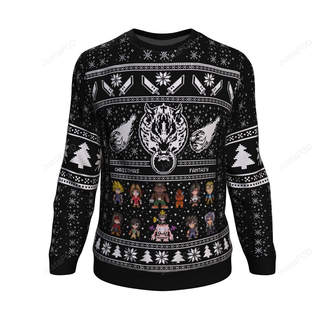 Final Fantasy Vii Ff7 Ugly Christmas Sweater, Perfect Holiday Gift