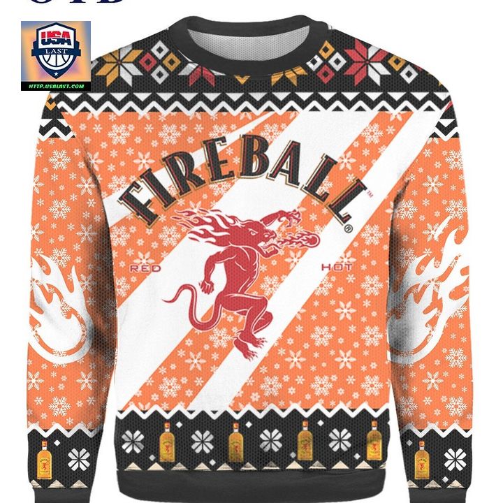 Fireball Christmas Believe Xmas Ugly 3D Sweater WV91