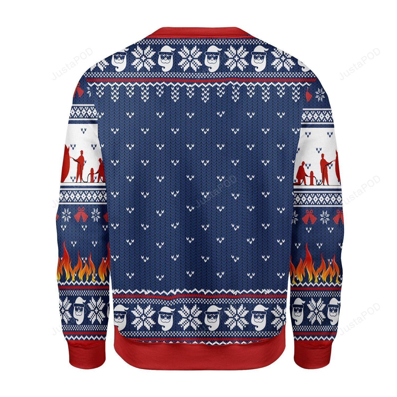 Firefighter Do It For The Ho'S Ugly Christmas Sweater, Perfect Holiday Gift