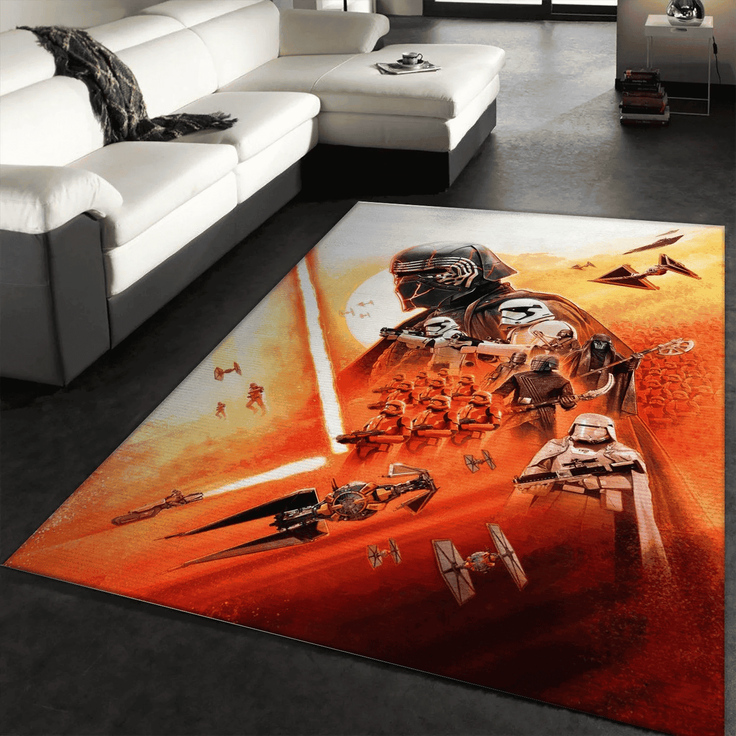 First Order Rectangle Area Rug – Full Print Carpet For Living Room & Bedroom Home Decor