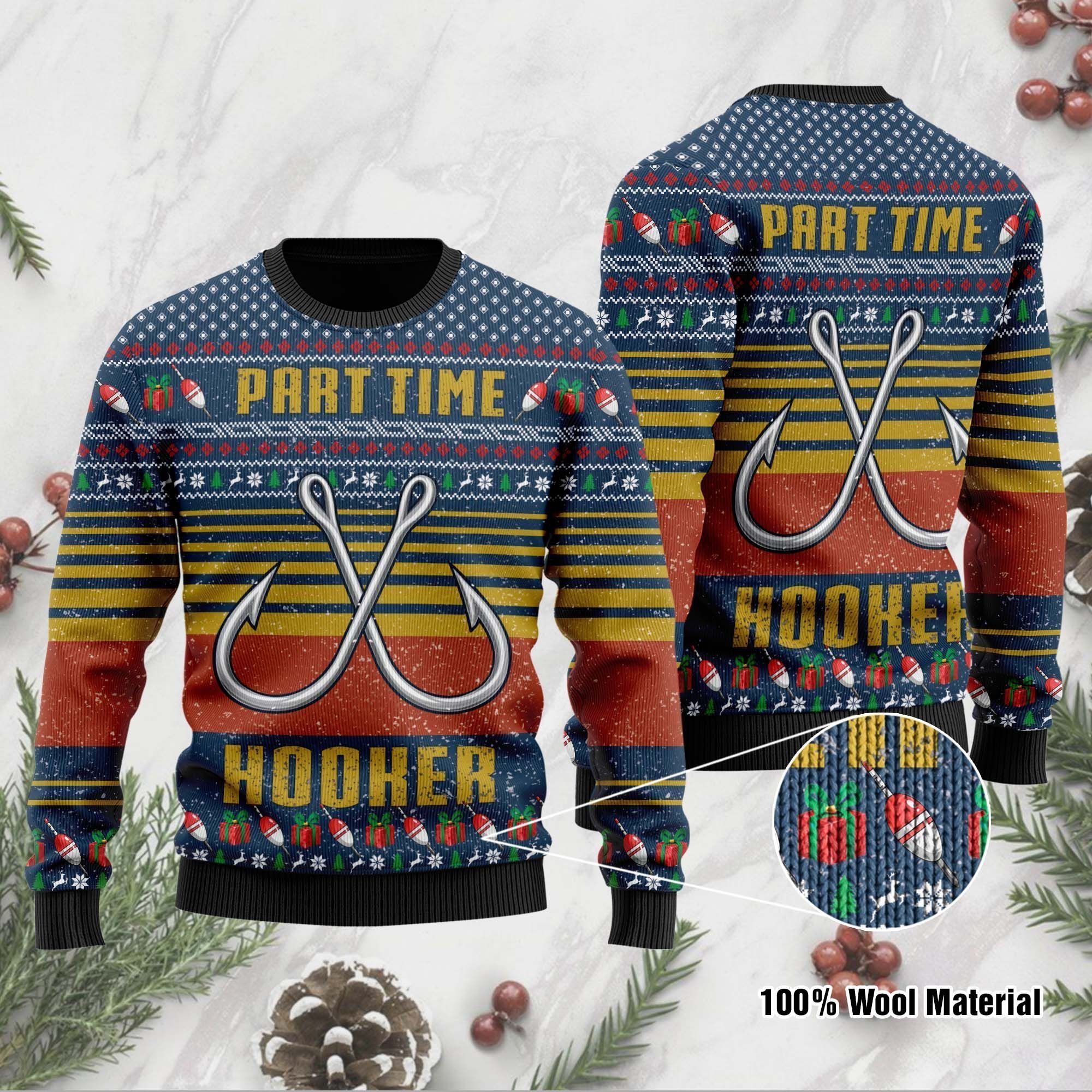 Fishing Ugly Christmas Sweater