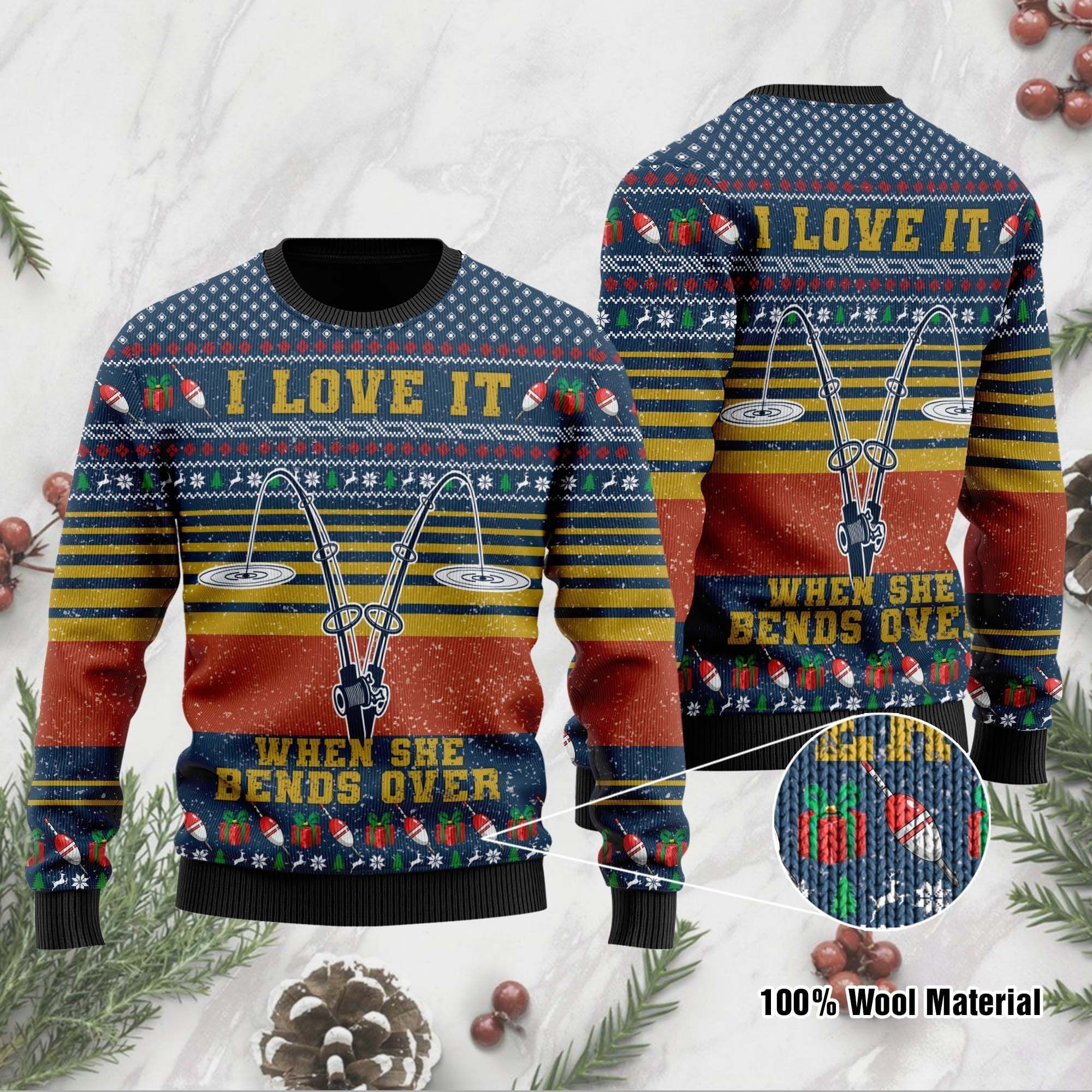 Fishing Ugly Christmas Sweater