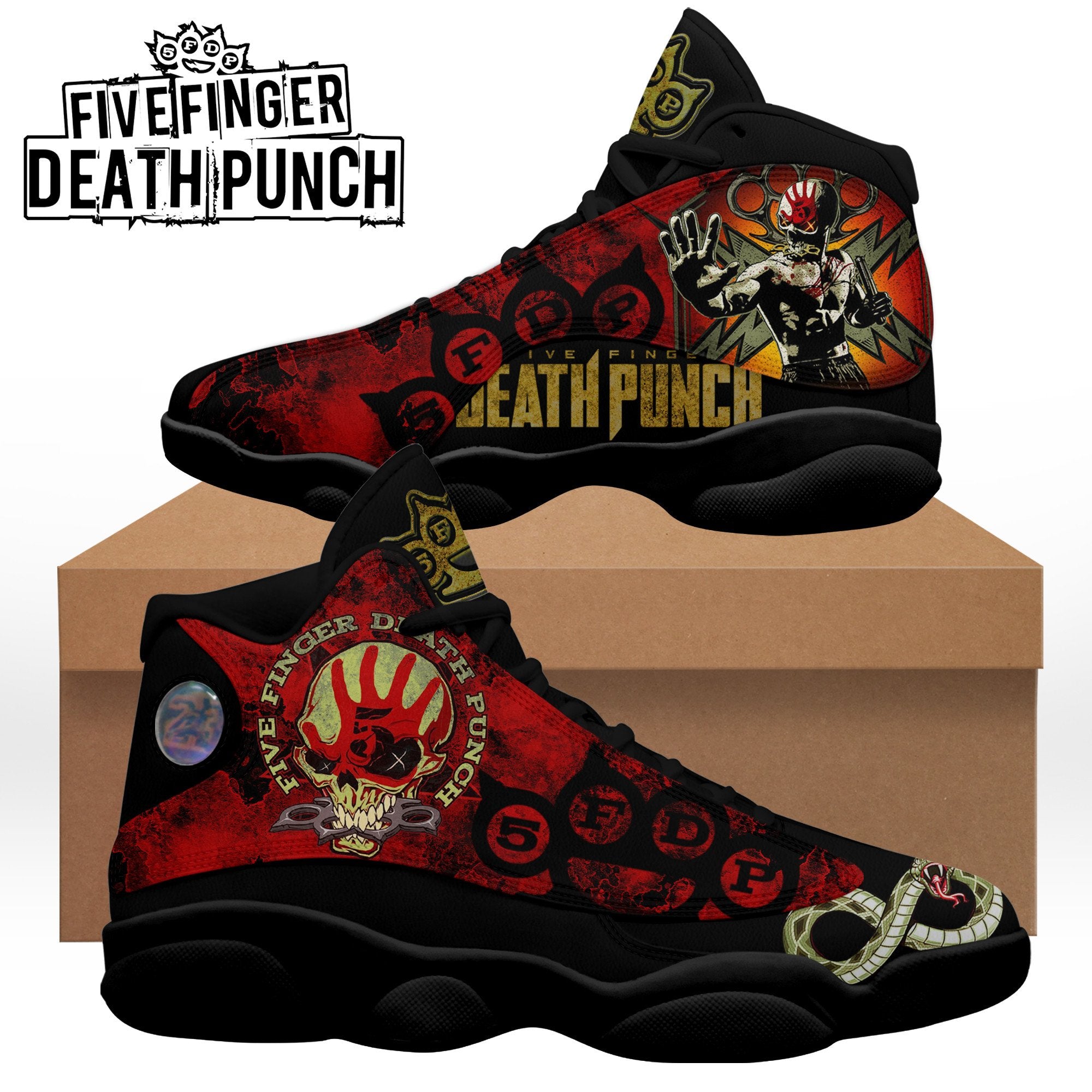 Five Finger Death Punch JD13 Sneakers Shoes for Men & Women | Stylish Streetwear Shoes
