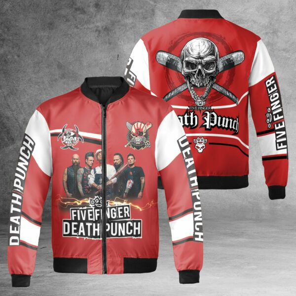 Five Finger Death Punch Rock Band Bomber Jacket | Streetwear Jacket for Men & Women | Fan Gift
