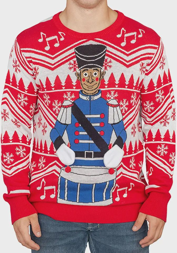 Flappy Animated Ugly Christmas Sweater,