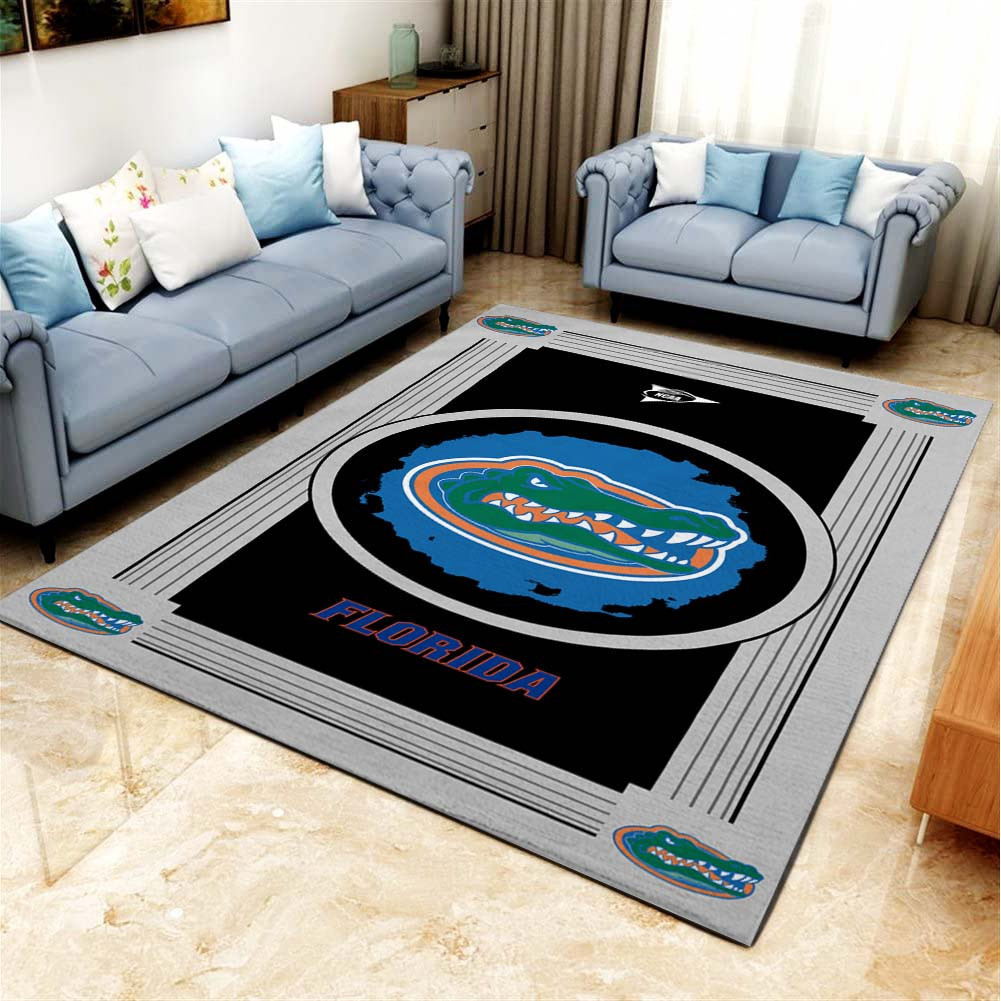 Florida Gator Team Kitchen Rectangle Area Rug – Full Print Carpet For Living Room & Bedroom Home Decor
