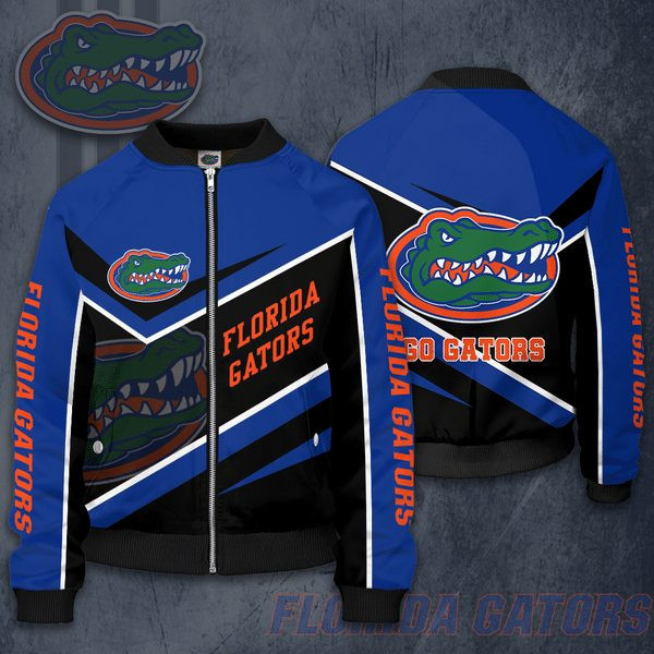 Florida Gators Blue Black Bomber Jacket | NCAA College Team Jacket for Men & Women | Sports Fan Gift
