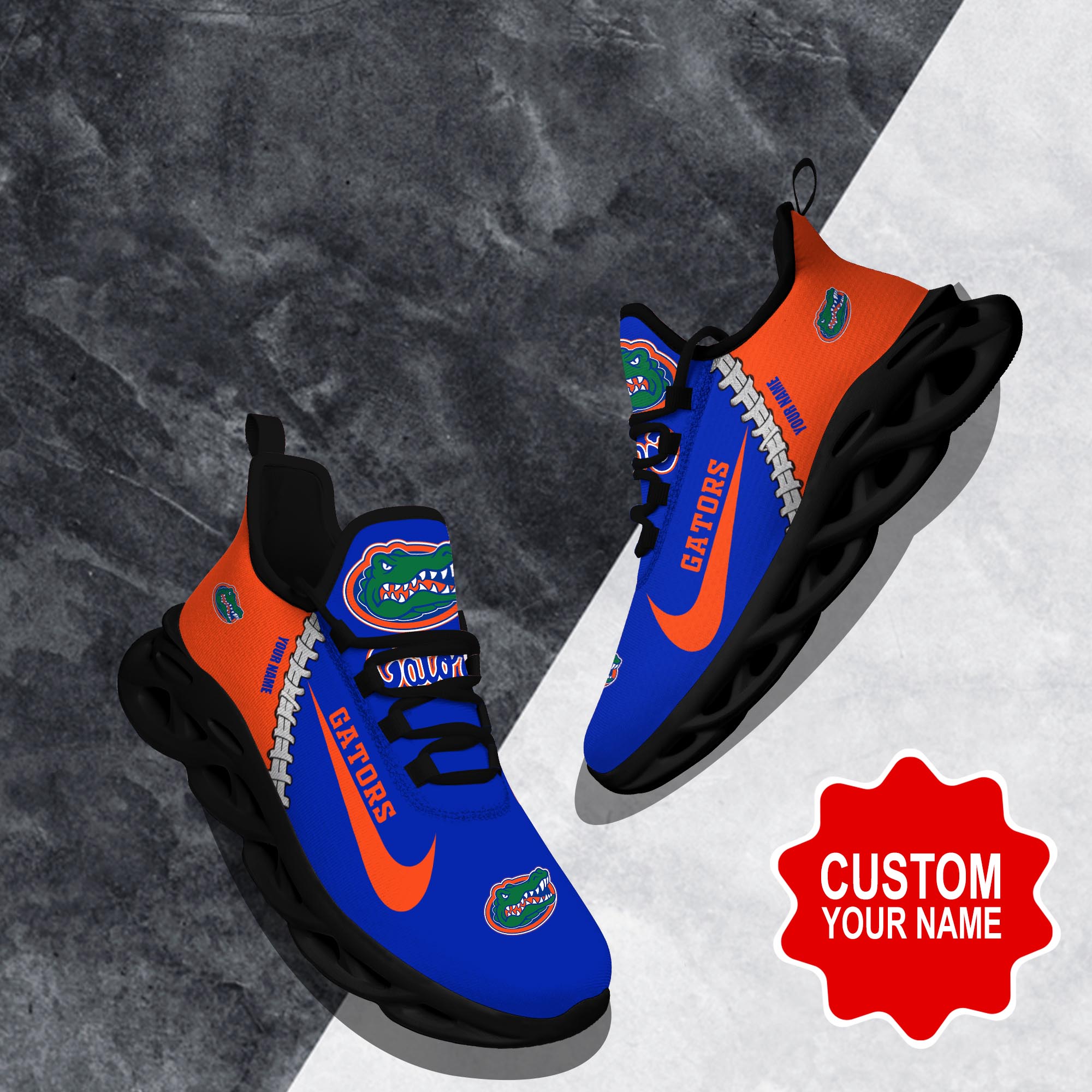 Florida Gators Max Soul Shoes Sneakers for Men And Women – NCAA Fan Shoes, Team Sneakers