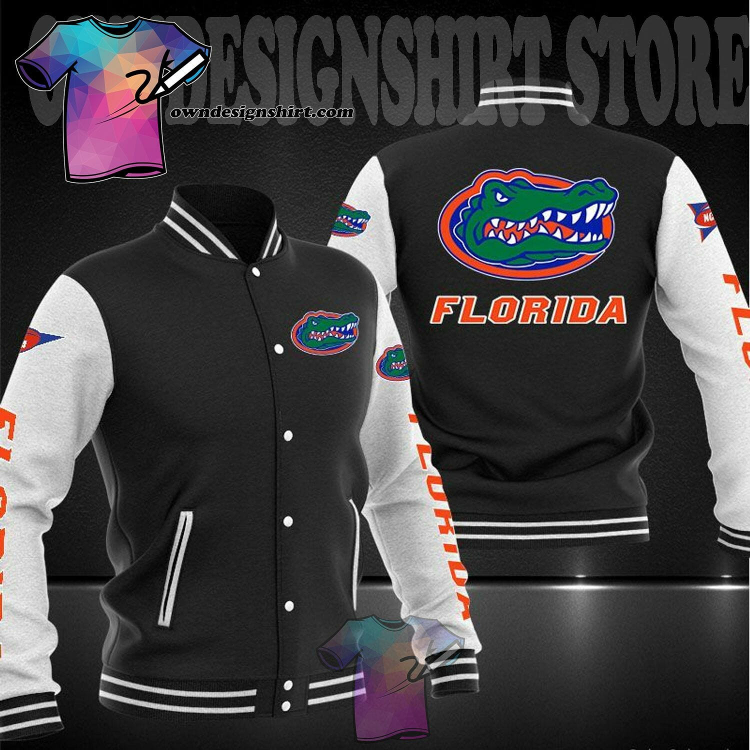 Florida Gators Varsity Baseball Jacket for Men & Women | NCAA Team Fan Gift