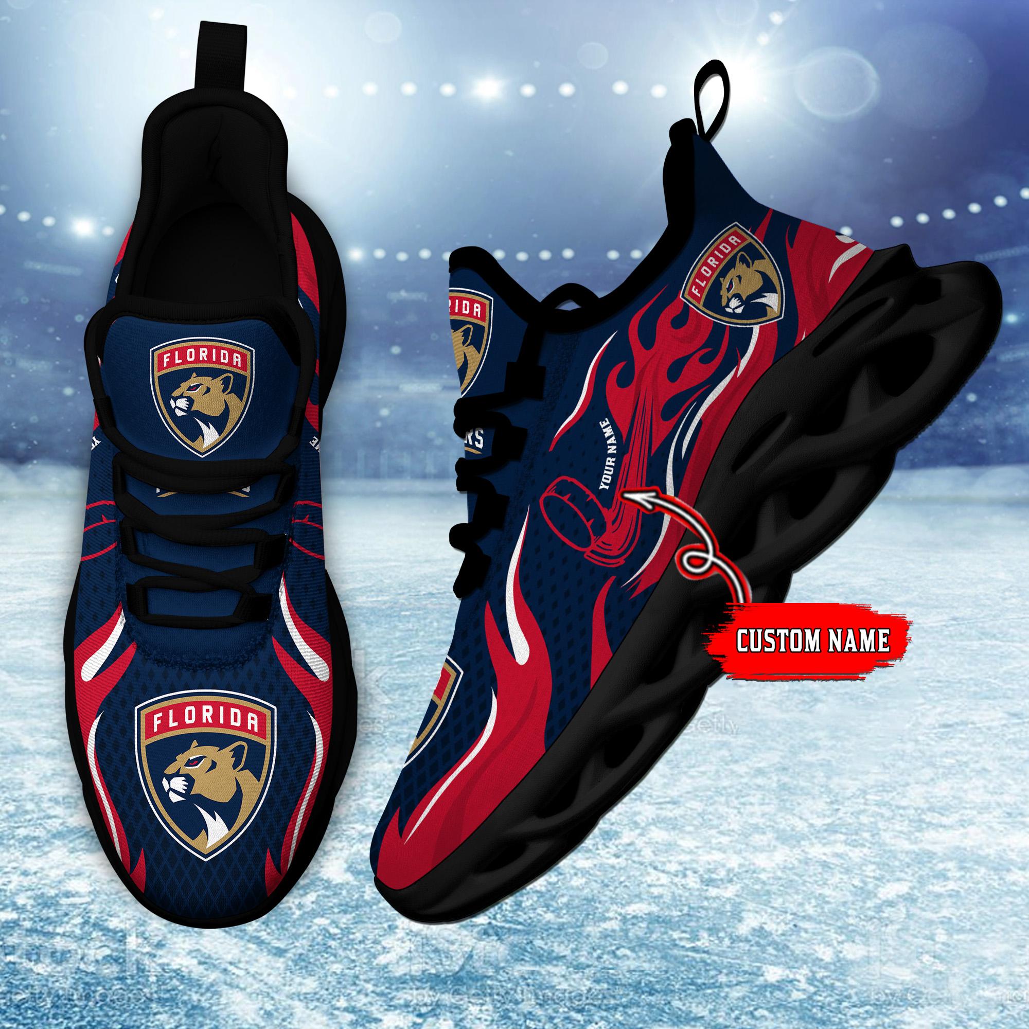 Florida Panthers Max Soul Shoes Sneakers for Men And Women – NFL Football Fan Shoes, Team Sneakers - Image 4