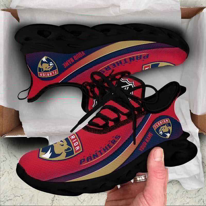 Florida Panthers Max Soul Shoes Sneakers for Men And Women – NFL Football Fan Shoes, Team Sneakers - Image 6