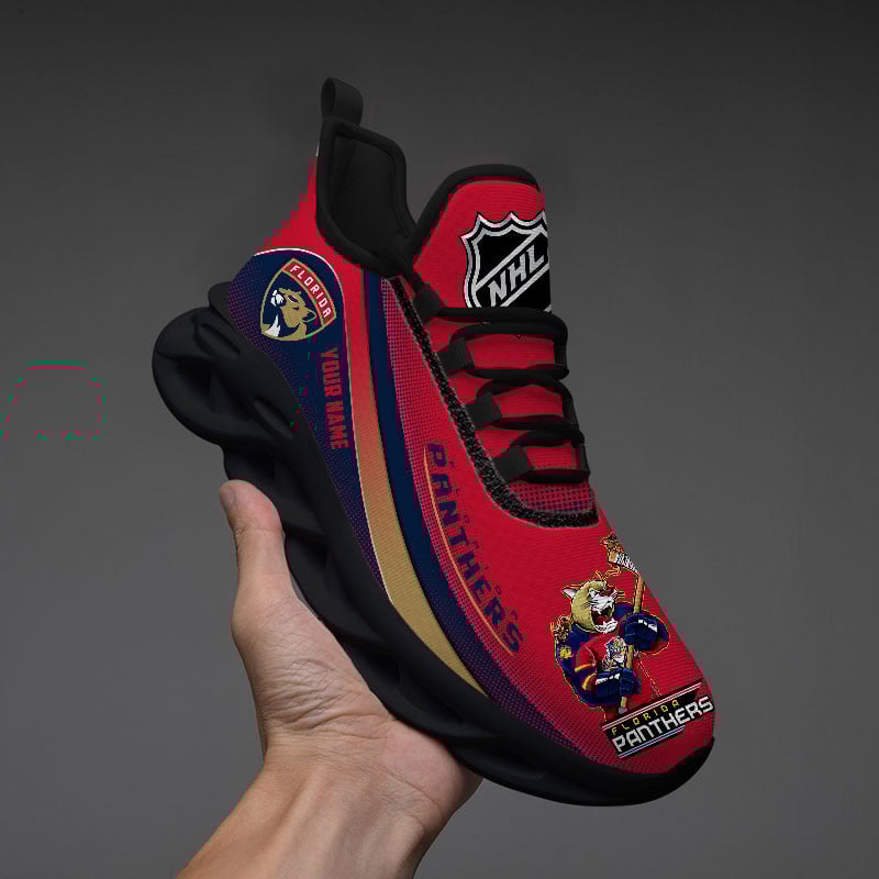 Florida Panthers Max Soul Shoes Sneakers for Men And Women – NFL Football Fan Shoes, Team Sneakers - Image 4