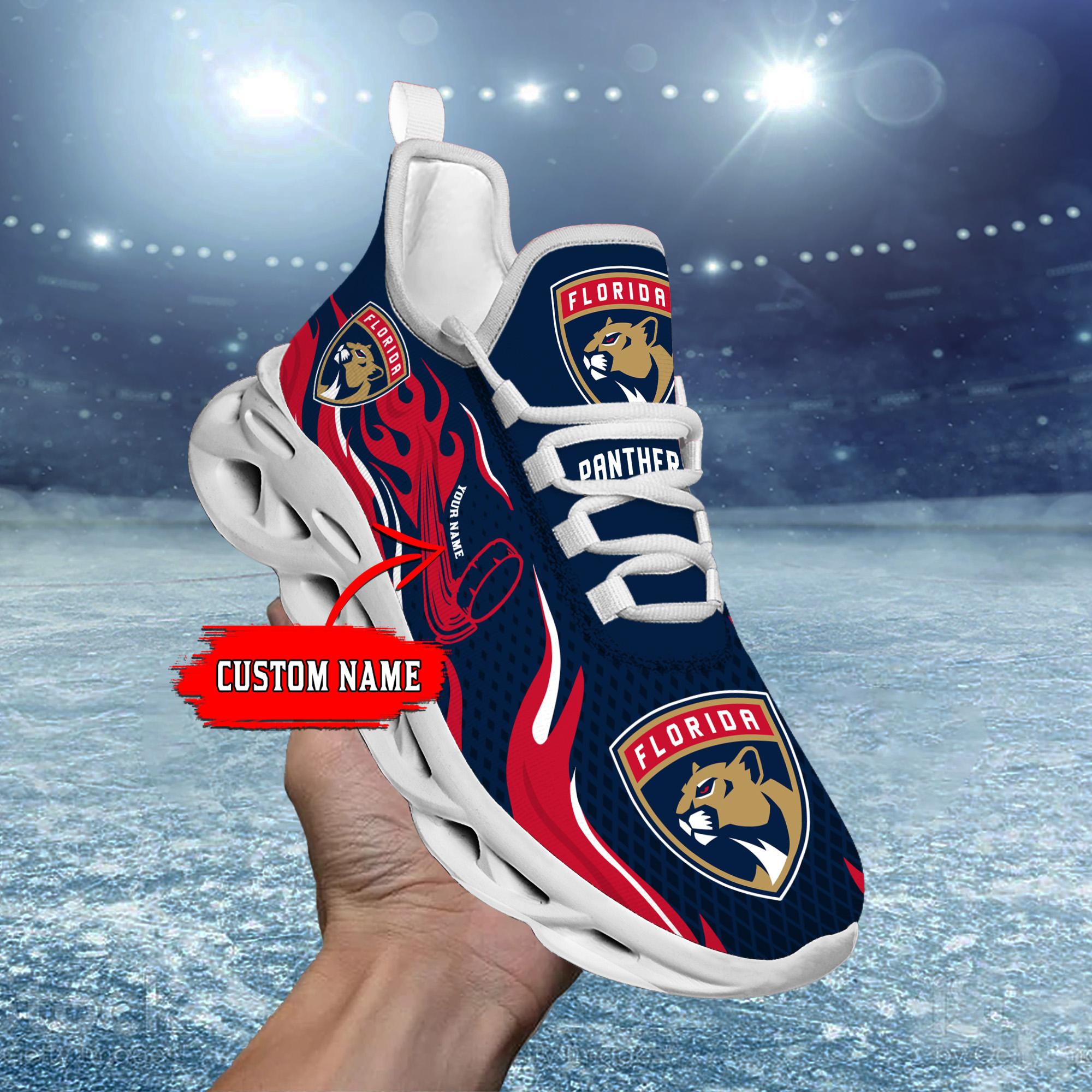 Florida Panthers Max Soul Shoes Sneakers for Men And Women – NFL Football Fan Shoes, Team Sneakers - Image 6