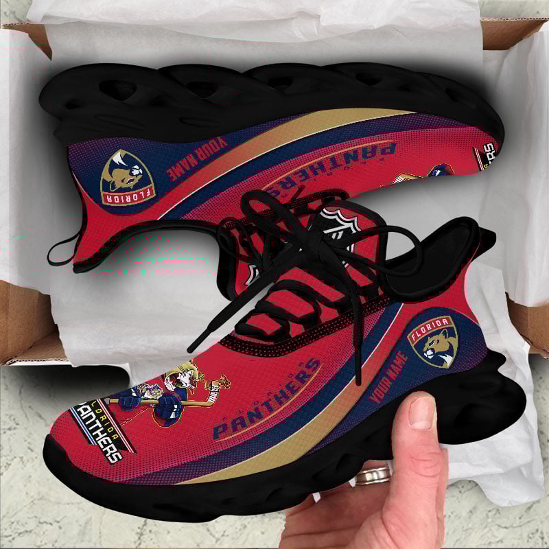 Florida Panthers Max Soul Shoes Sneakers for Men And Women – NFL Football Fan Shoes, Team Sneakers - Image 5