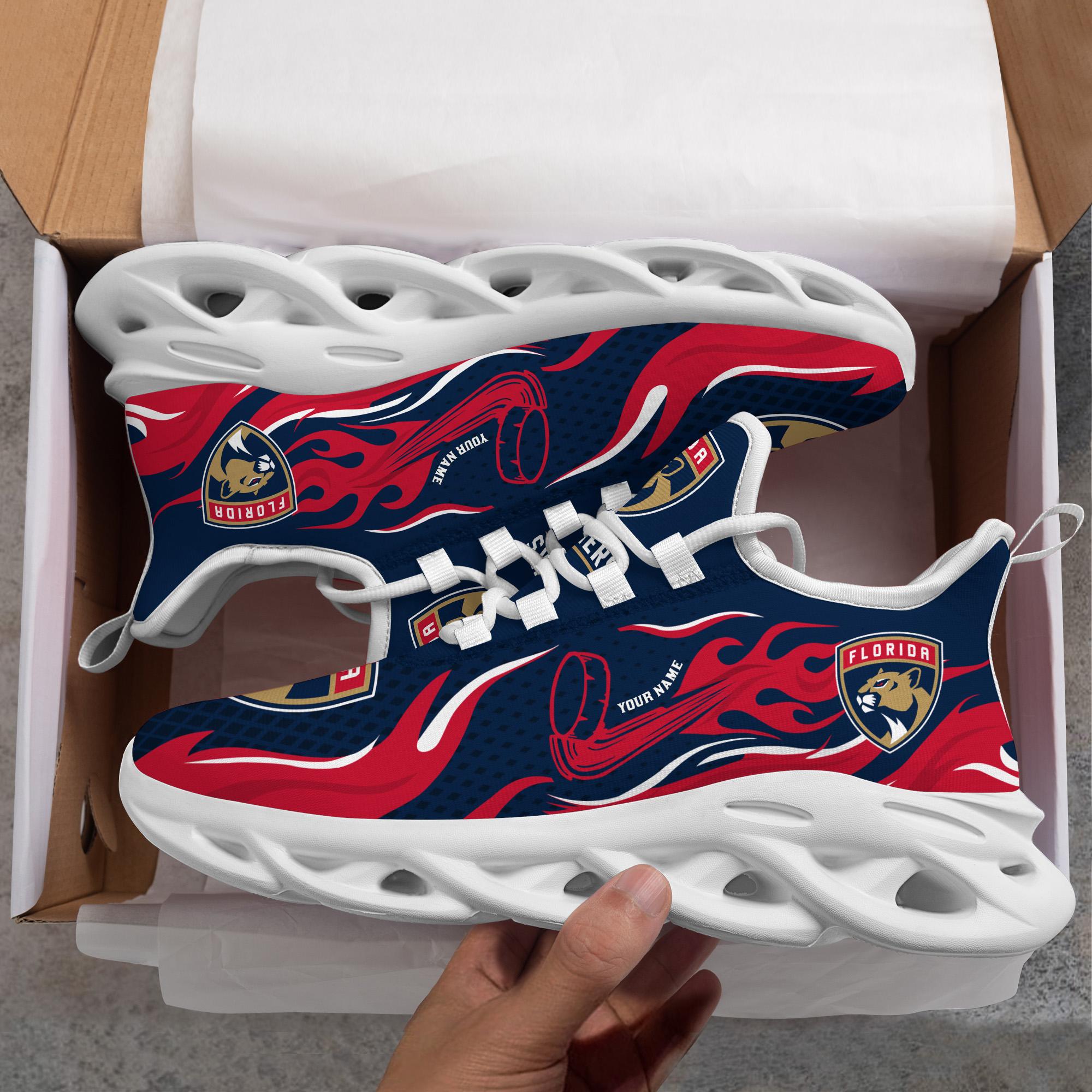 Florida Panthers Max Soul Shoes Sneakers for Men And Women – NFL Football Fan Shoes, Team Sneakers - Image 8