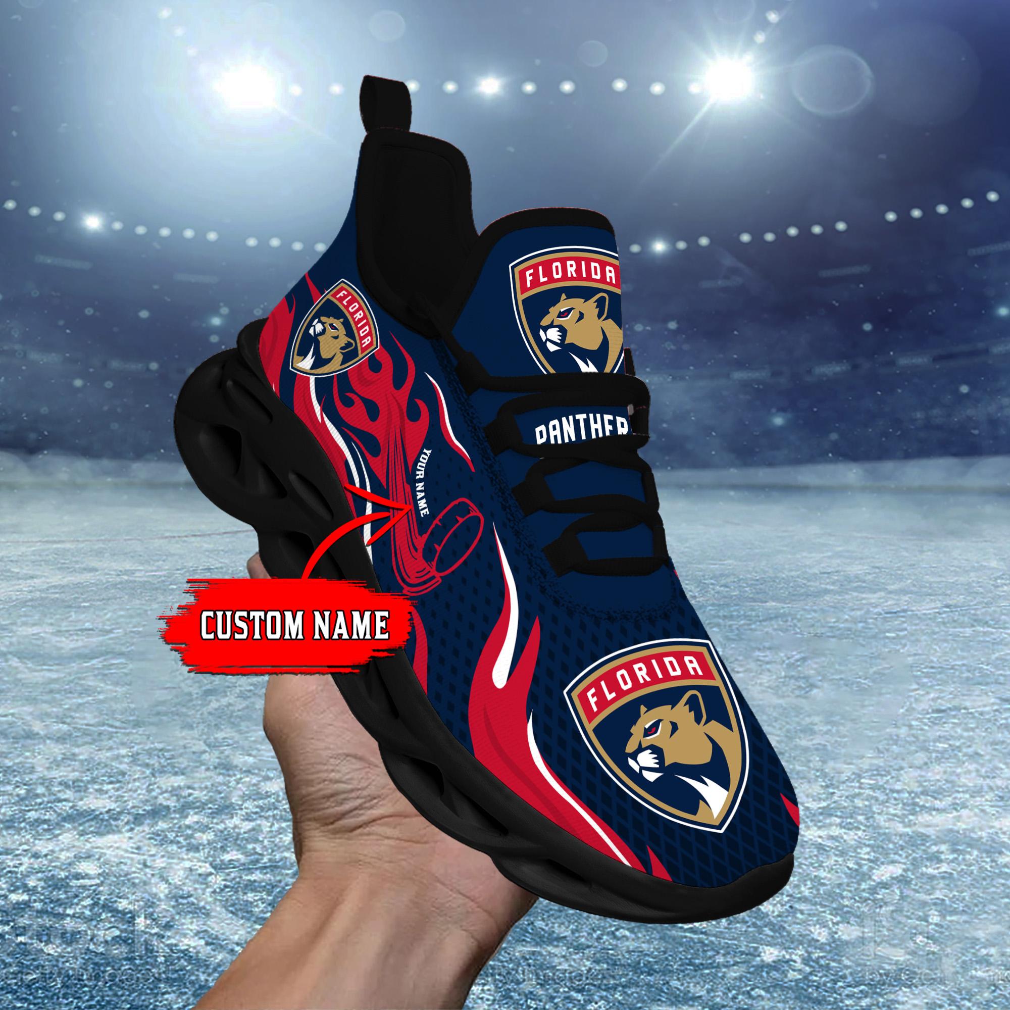 Florida Panthers Max Soul Shoes Sneakers for Men And Women – NFL Football Fan Shoes, Team Sneakers - Image 5