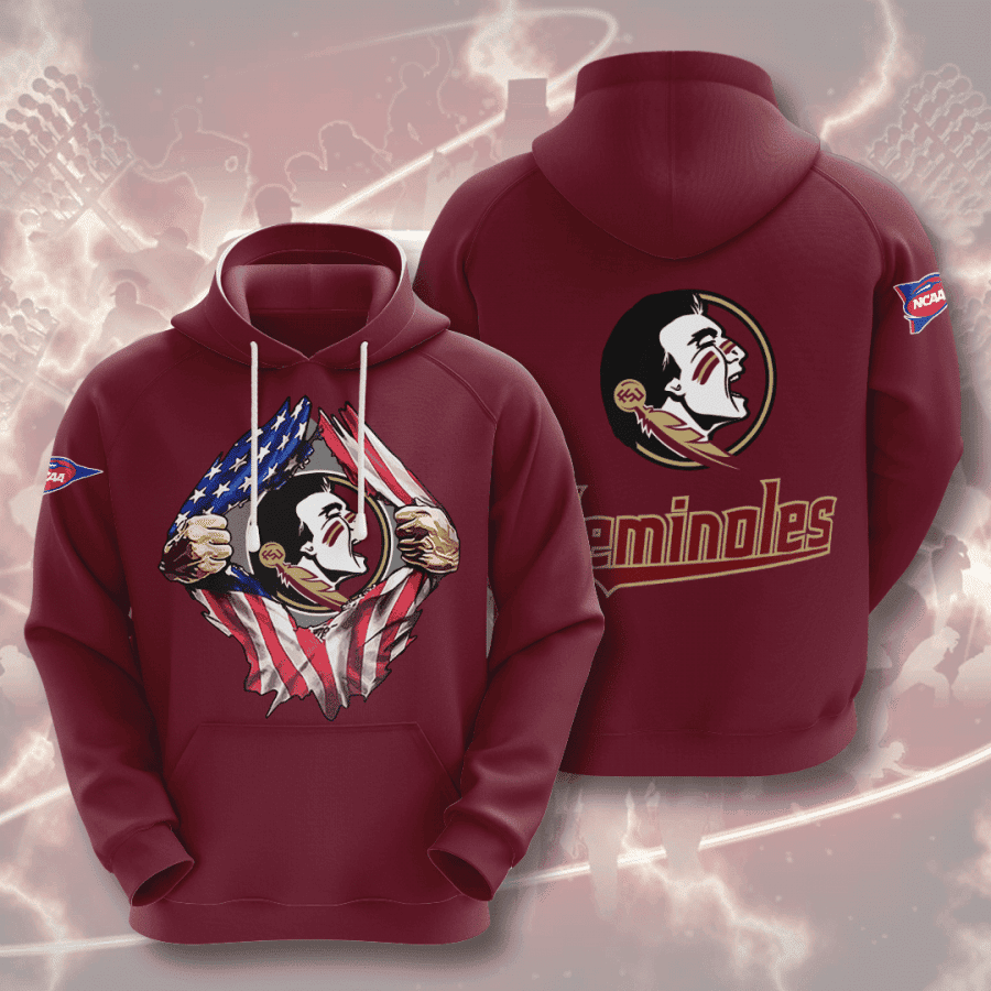 Florida State Seminoles 3D All Over Print Hoodie & Zip Hoodie