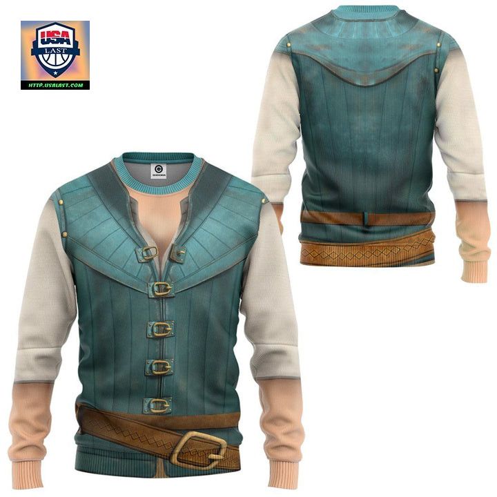Flynn Rider Prince Costume Rapunzel Tangled Disney Ugly Christmas Sweater
