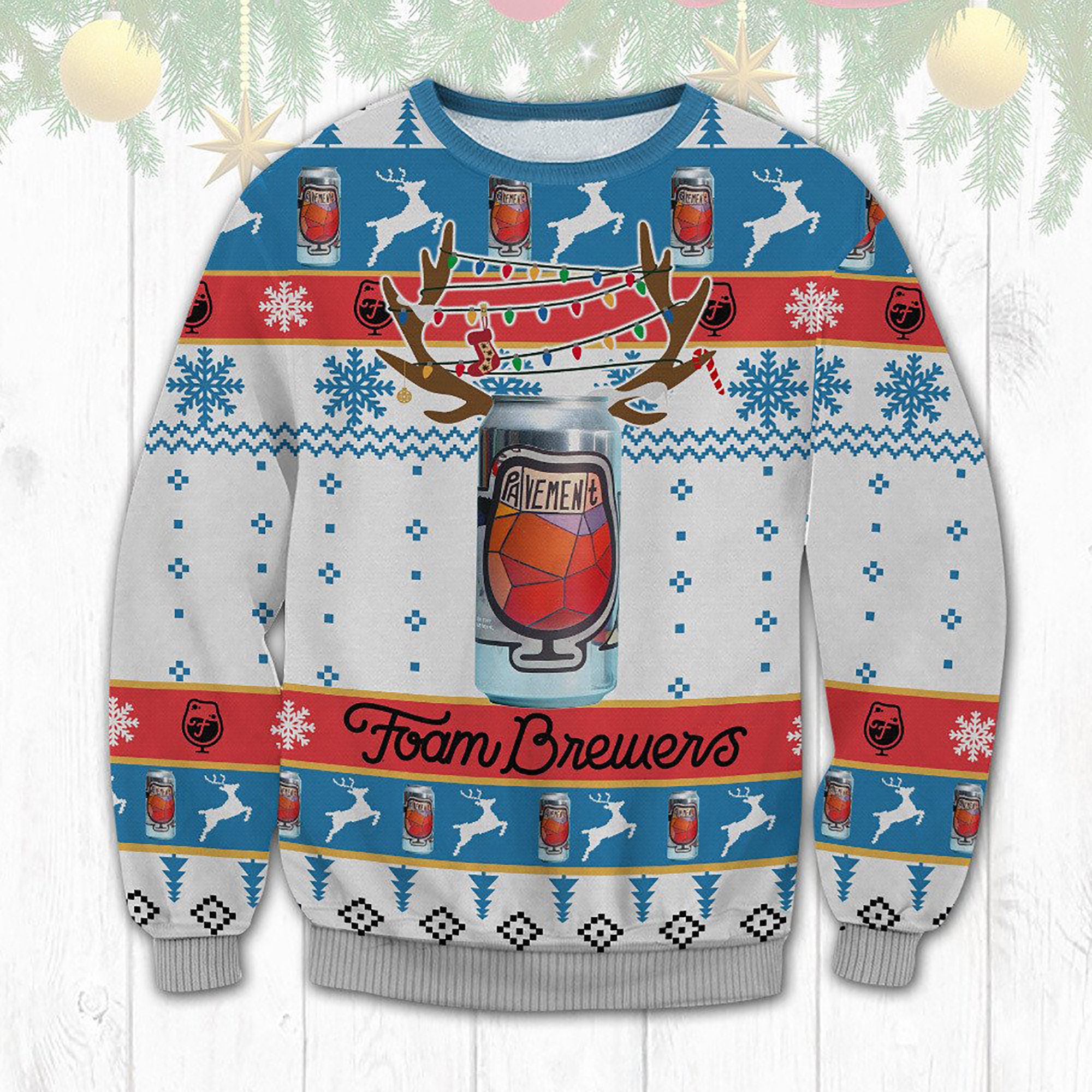 Foam Brewers Beer Ipa Christmas Ugly Christmas Sweater