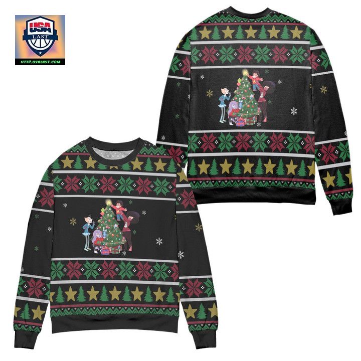 Foo Fighters Christmas Cartoon Version Ugly Christmas Sweater