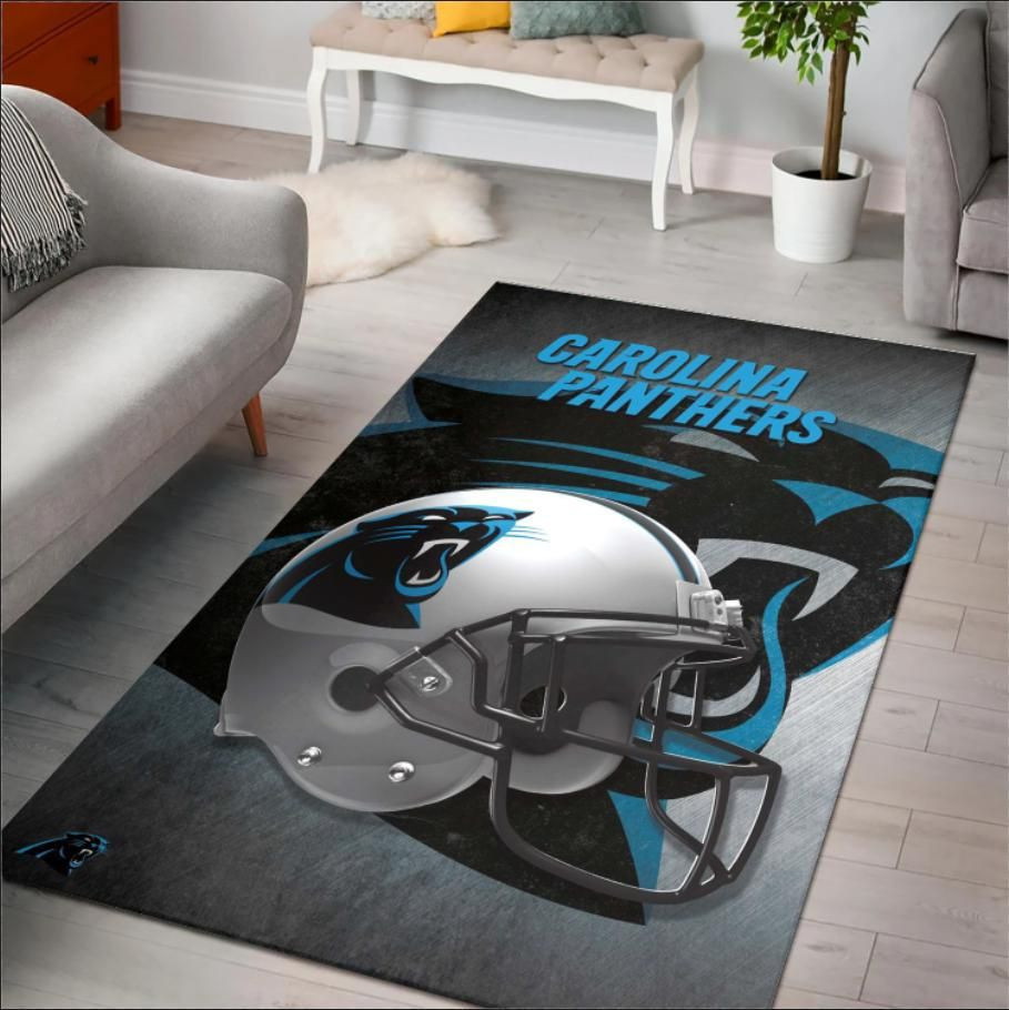 Football Carolina Panthers Rectangle Area Rug – Full Print Carpet For Living Room & Bedroom Home Decor