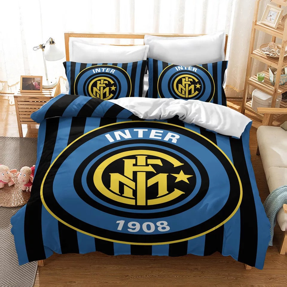 Football Club Duvet Cover Quilt Cover Pillowcase Bedding Set Bed Linen Home Bedroom Decor