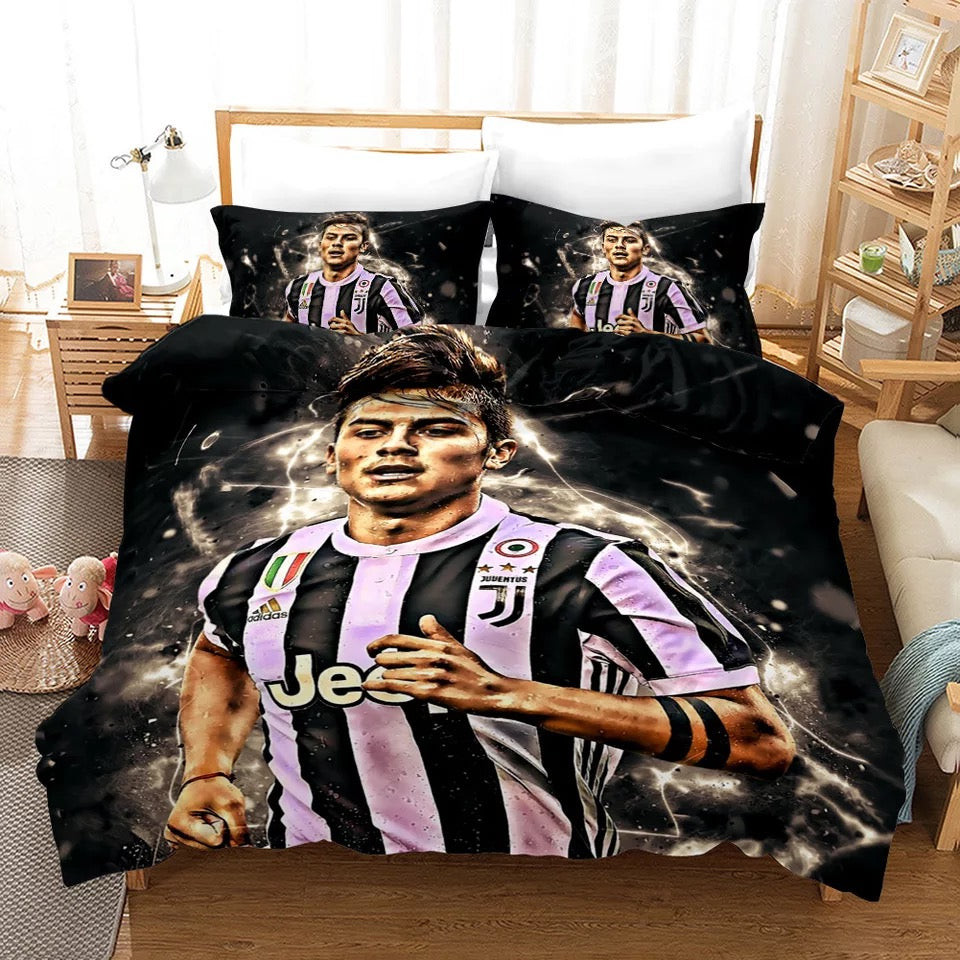 Football Duvet Cover Quilt Cover Pillowcase Bedding Set Bed Linen Home Bedroom Decor