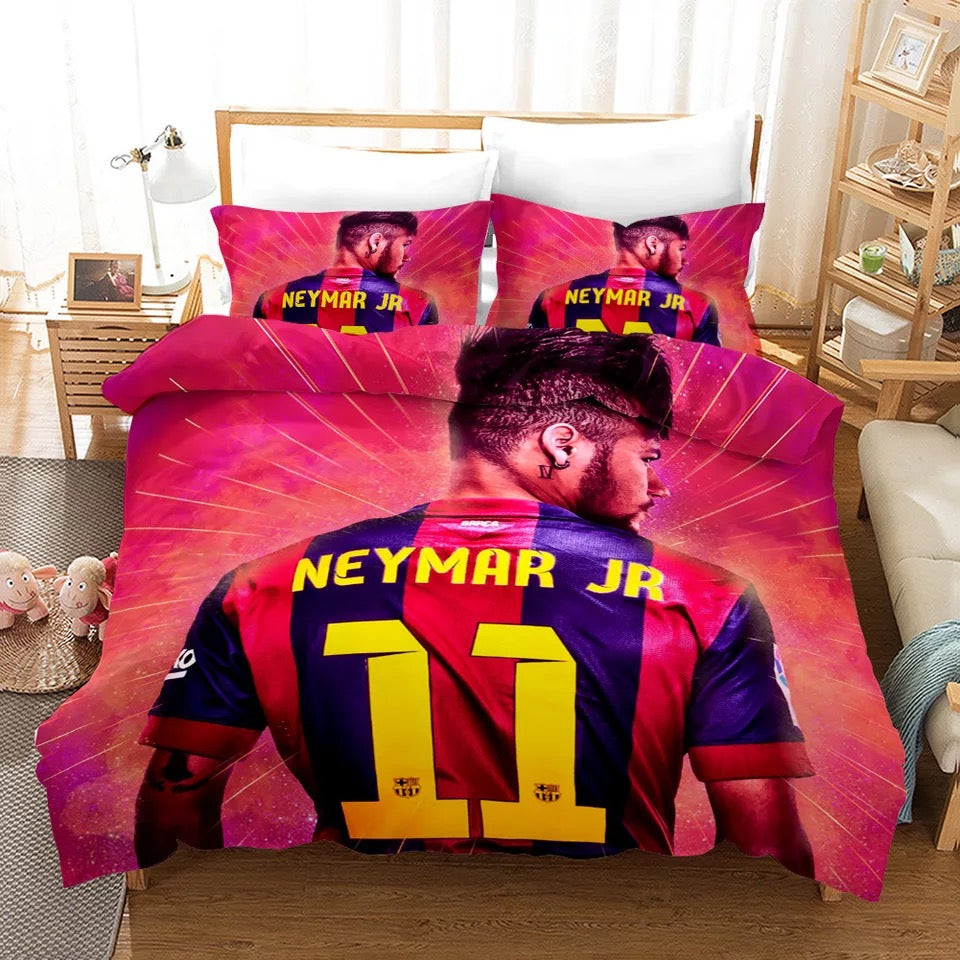 Football Duvet Cover Quilt Cover Pillowcase Bedding Set Bed Linen Home Bedroom Decor