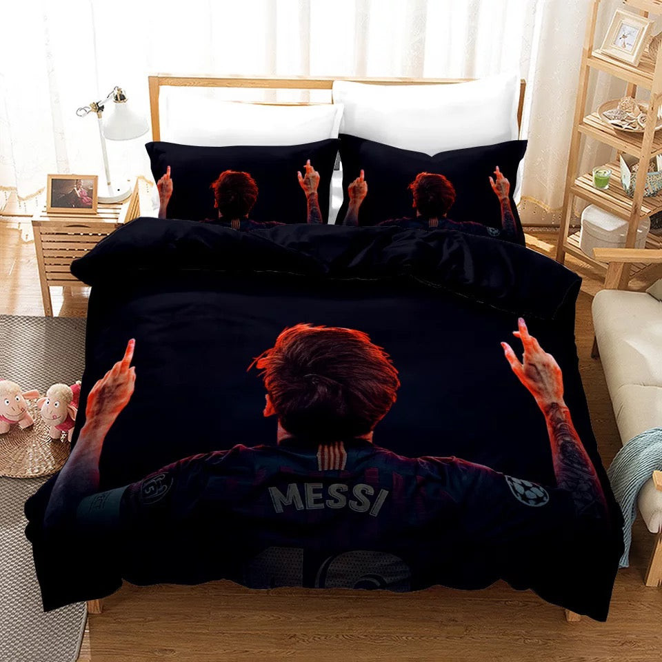 Football Duvet Cover Quilt Cover Pillowcase Bedding Set Bed Linen Home Bedroom Decor