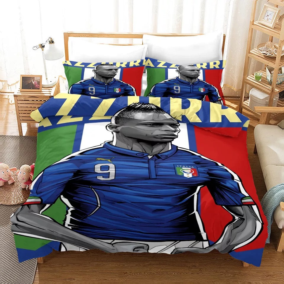 Football Duvet Cover Quilt Cover Pillowcase Bedding Set Bed Linen Home Bedroom Decor