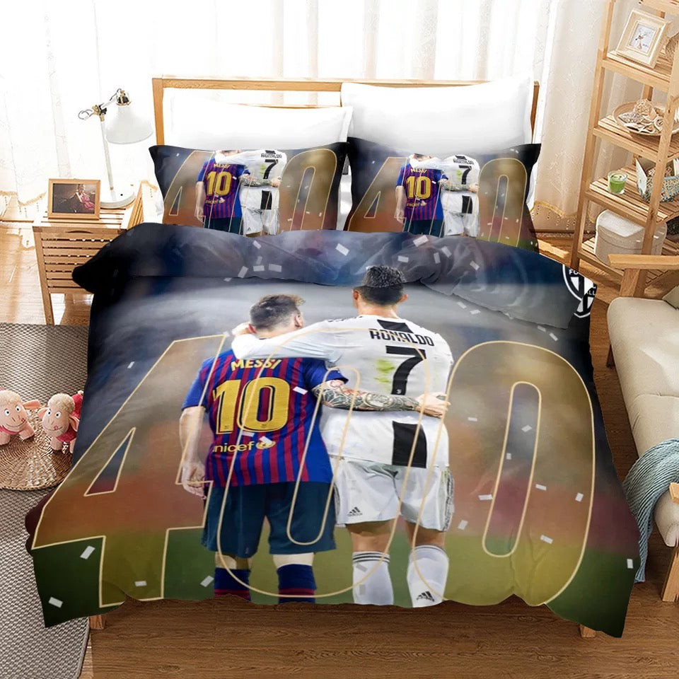 Football Duvet Cover Quilt Cover Pillowcase Bedding Set Bed Linen Home Bedroom Decor