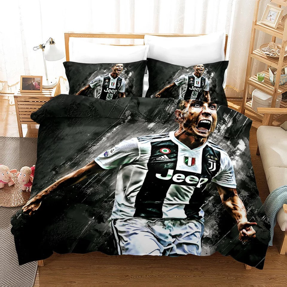 Football Duvet Cover Quilt Cover Pillowcase Bedding Set Bed Linen Home Bedroom Decor