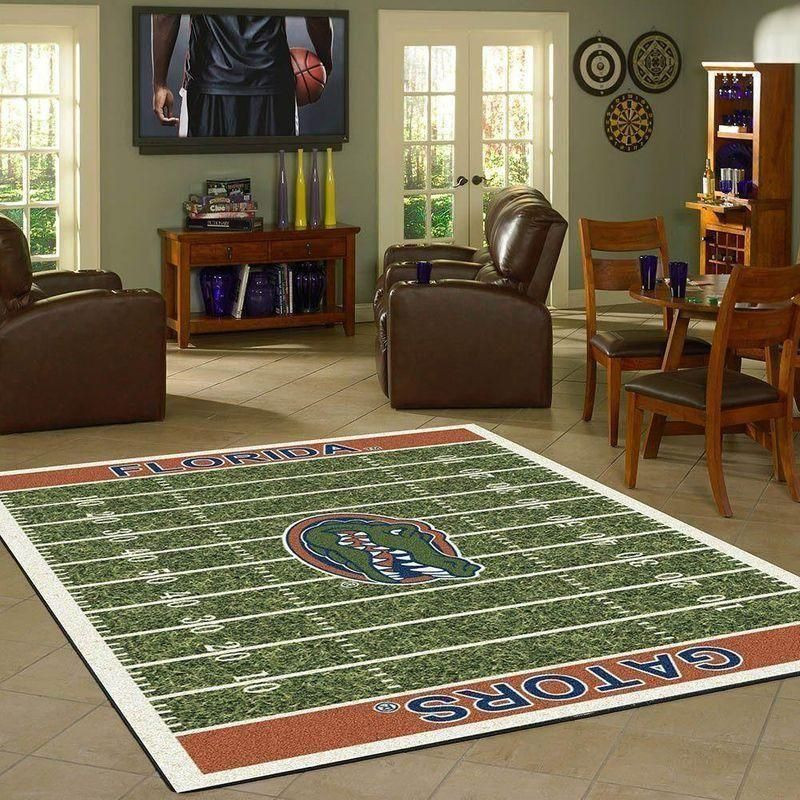 Football Fans Florida Gators Home Field Rectangle Area Rug – Full Print Carpet For Living Room & Bedroom Home Decor