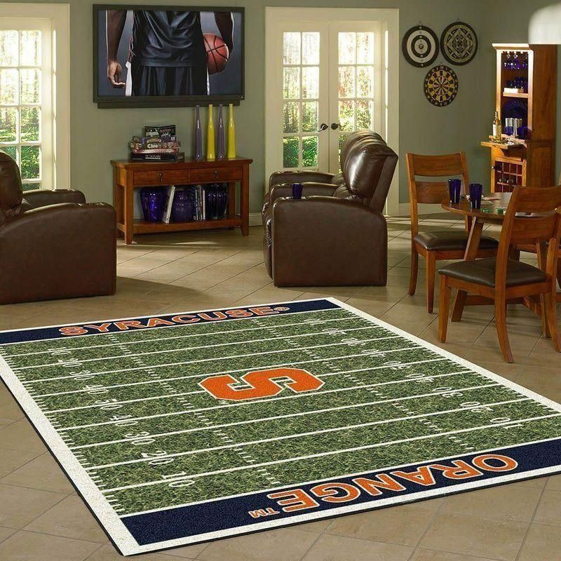 Football Fans Syracuse Orange Home Field Rectangle Area Rug – Full Print Carpet For Living Room & Bedroom Home Decor