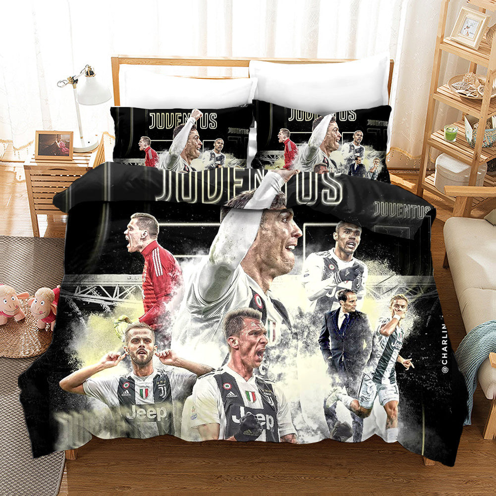 Football League Duvet Cover Quilt Cover Pillowcase Bedding Set Bed Linen Home Bedroom Decor