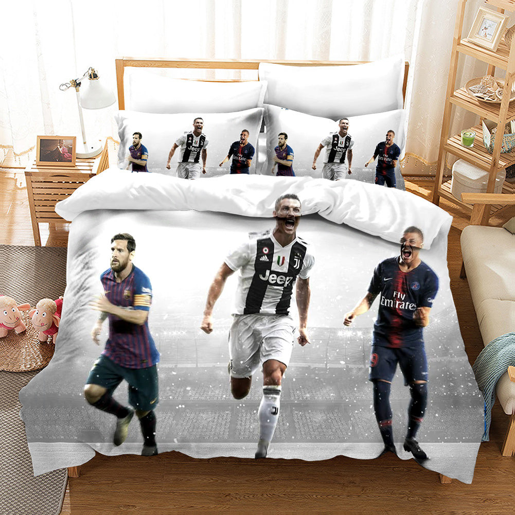 Football League Duvet Cover Quilt Cover Pillowcase Bedding Set Bed Linen Home Bedroom Decor