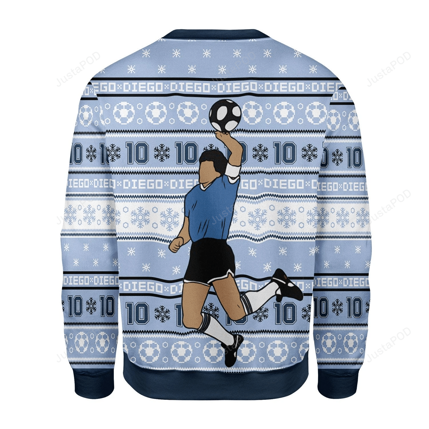 Football Player Ugly Christmas Sweater, Perfect Holiday Gift