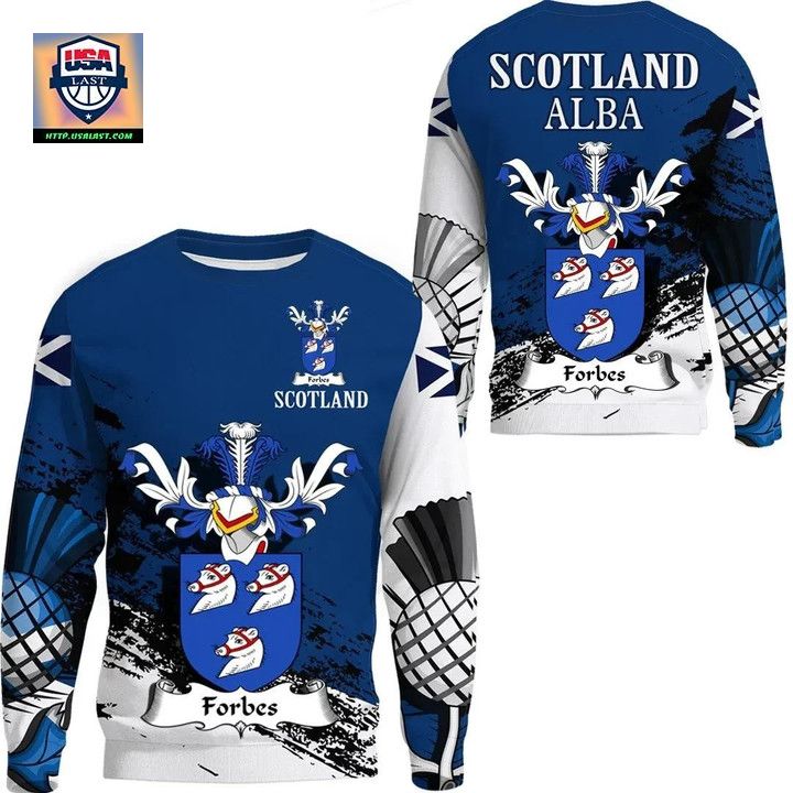 Forbes Ii Scottish Family Crest Scotland Special Sweater 