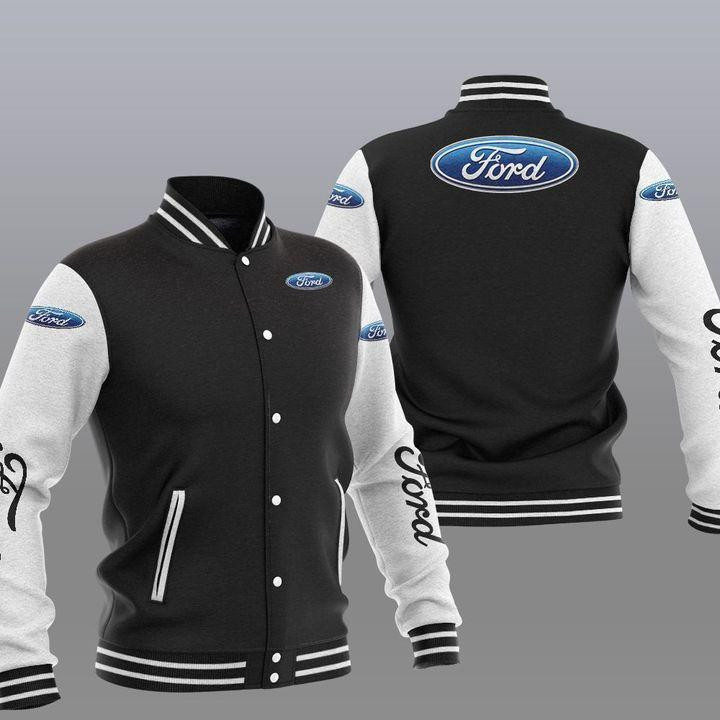 Ford Automobile Varsity Baseball Jacket for Men & Women | Vehicle Brand Fan Gift