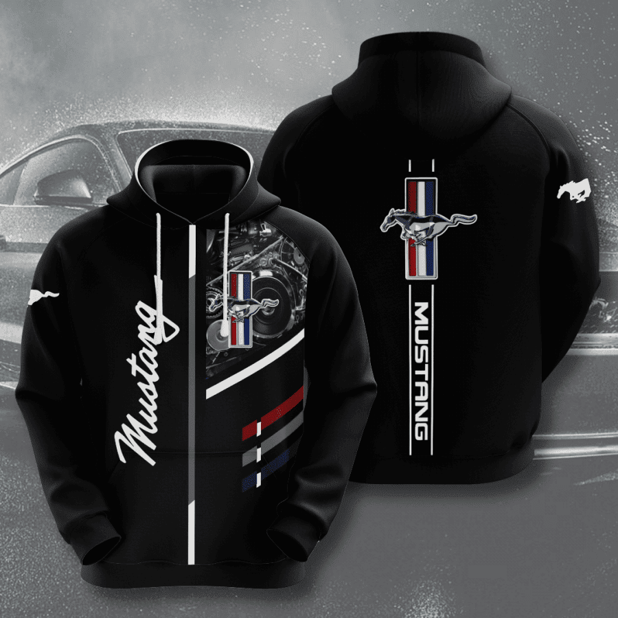 Ford Mustang 3D All Over Print Hoodie & Zip Hoodie