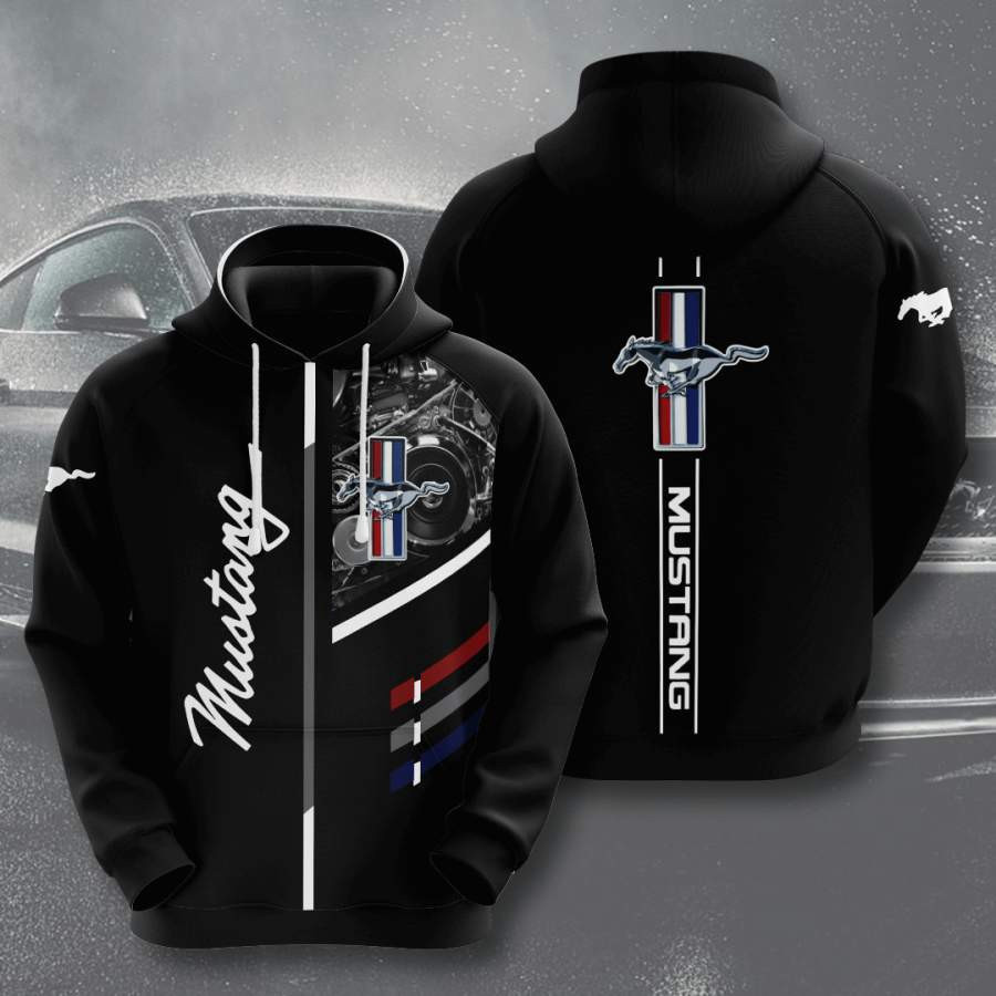 Ford Mustang 3D All Over Print Hoodie & Zip Hoodie