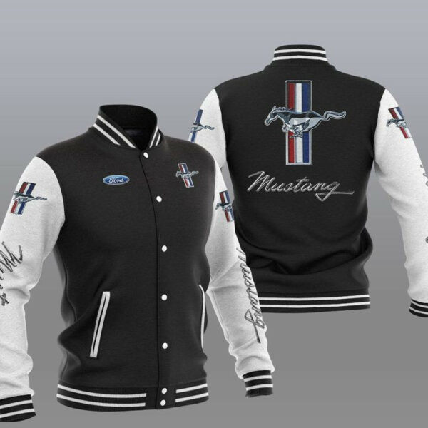 Ford Mustang Automobile Baseball Jacket for Men & Women | Vehicle Brand Fan Gift