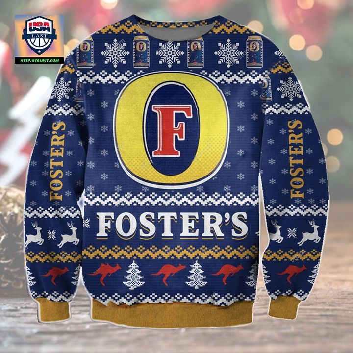 Foster s Lager Ugly Christmas Sweater