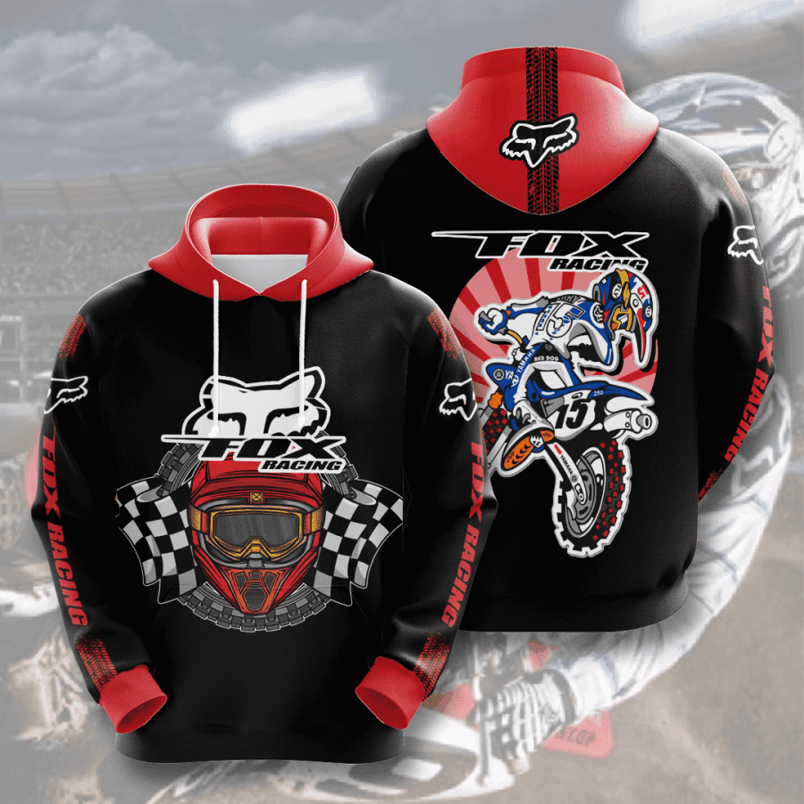 Fox Racing 3D All Over Print Hoodie & Zip Hoodie