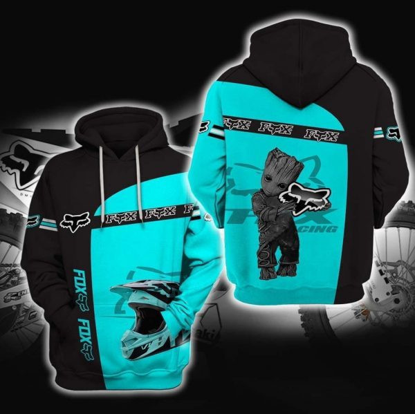 Fox Racing 3D All Over Print Hoodie & Zip Hoodie