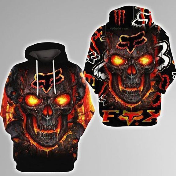 Fox Racing 3D All Over Print Hoodie & Zip Hoodie
