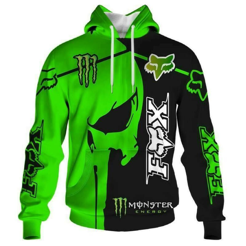 Fox Racing 3D All Over Print Hoodie & Zip Hoodie